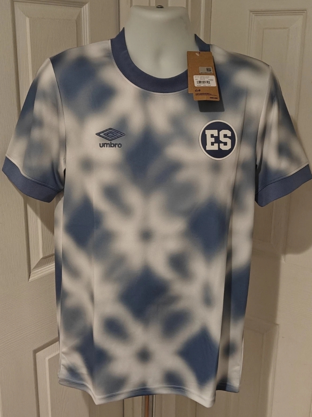 Umbro Men's Blue El Salvador National Team 2025 NWT Pre-Match Jersey Mens M & XL
